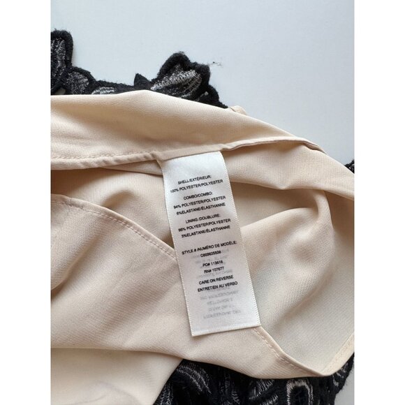 ALICE + OLIVIA Noreen Butterfly Guipere Lace V-Neck Halter Midi Dress, Size 0 - Picture 9 of 10